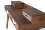 GINER Y COLOMER Escritorio de Madera de Mango con Cajones en Diferentes Acabados, 88x130x45 cm